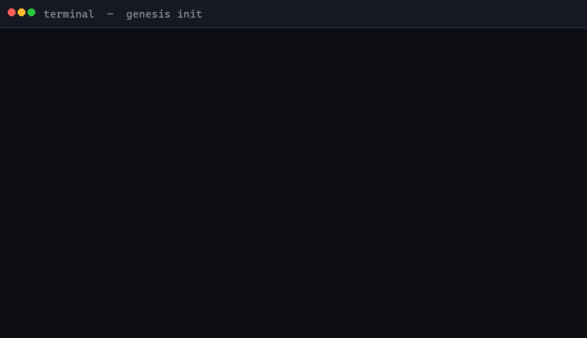 Genesis Architect in action - NLU, Fork Analysis, Vault cache hit